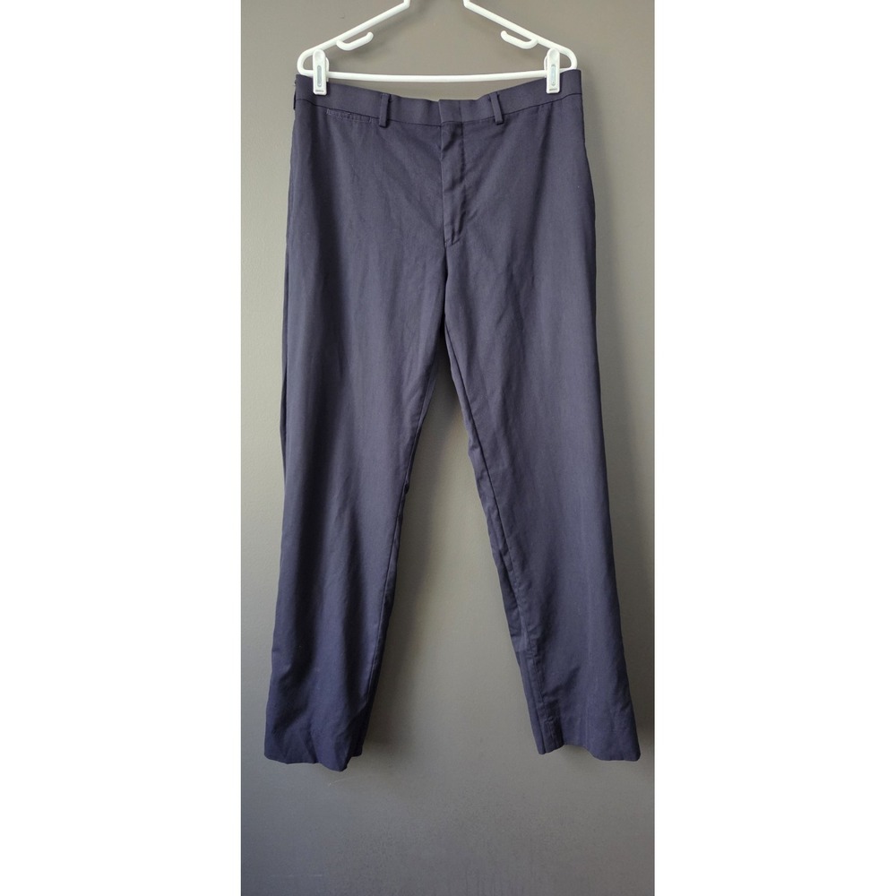 Lauren Ralph Lauren Men's 34x32 Slim Fit Navy‎ Dress Pants 100% Wool
